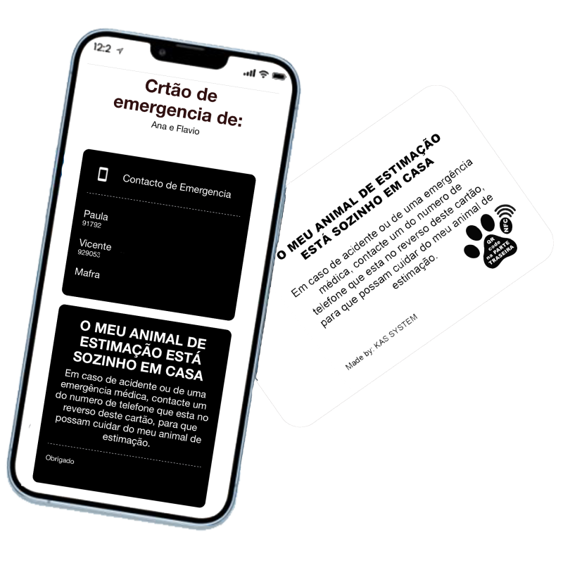 Emergency Owner Pet Card Emergency Owner Pet Card
